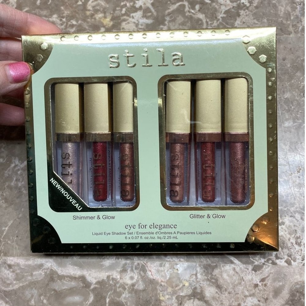 Shimmer and Glow/Glitter and  liquid eye shadow